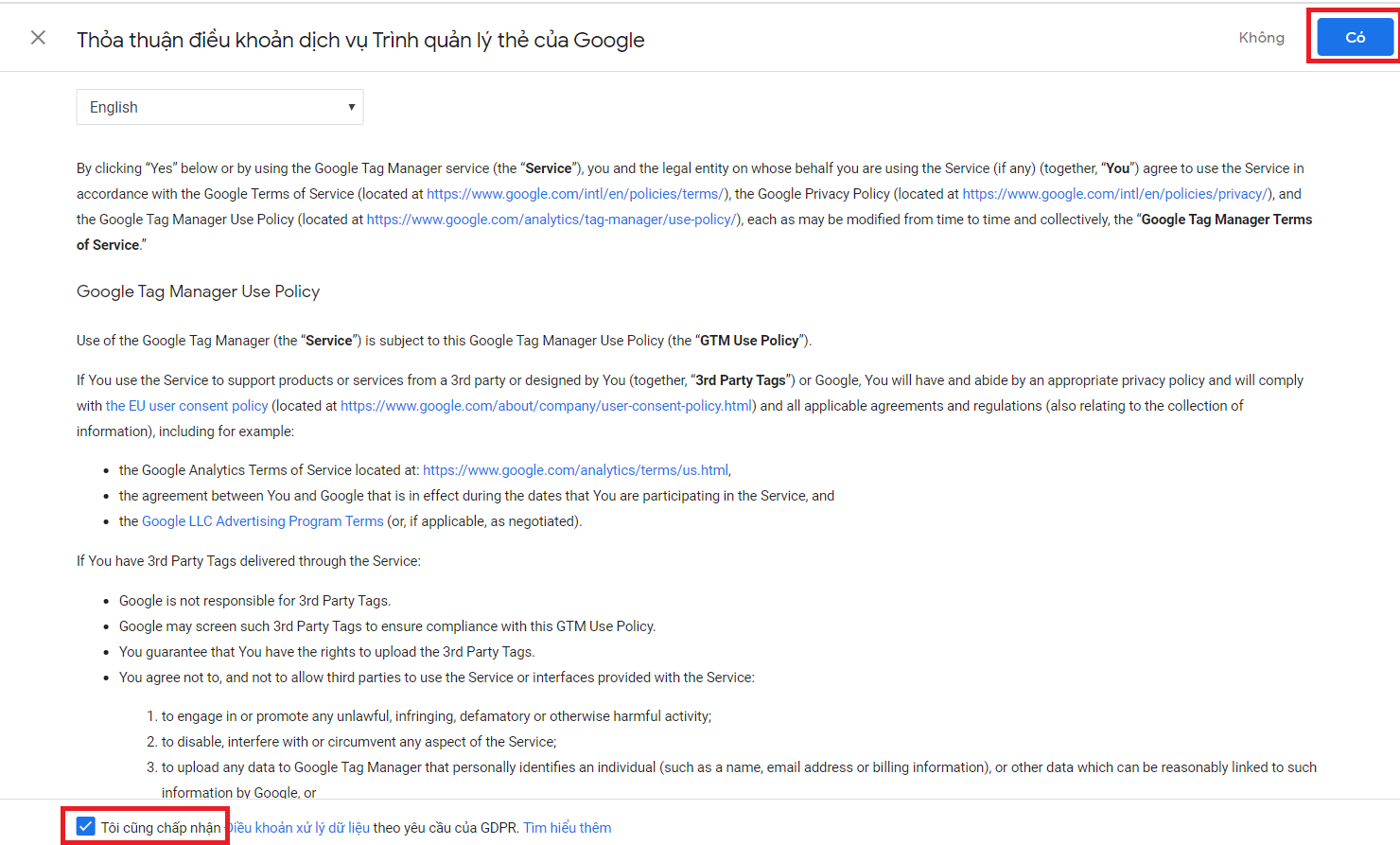 Hướng Dẫn Cài Đặt Google Tag Manager Mới Nhất 2020 3 gg tag 3