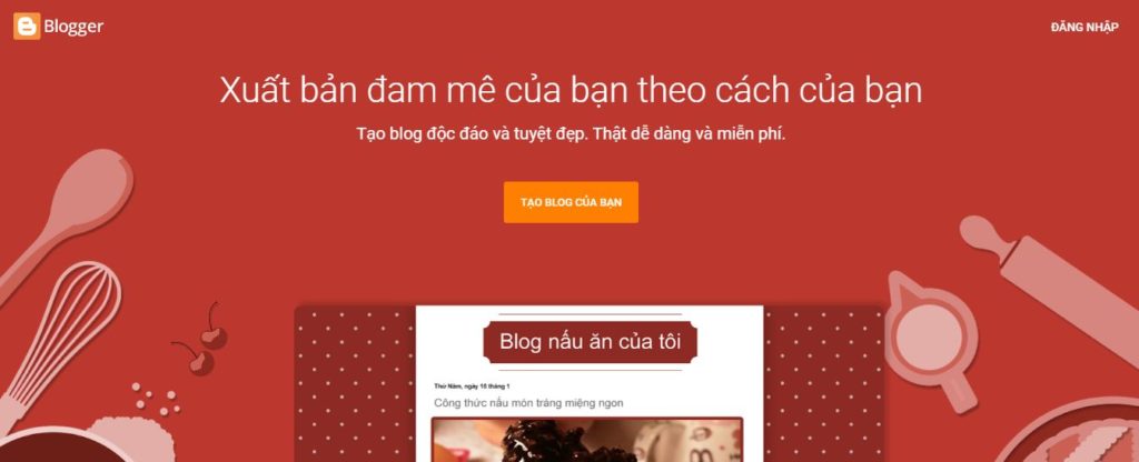 tạo website cá nhân