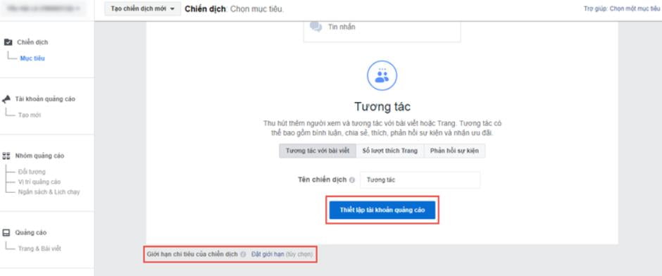 hướng dẫn chạy quảng cáo facebook 2020 chiến dịch quảng cáo
