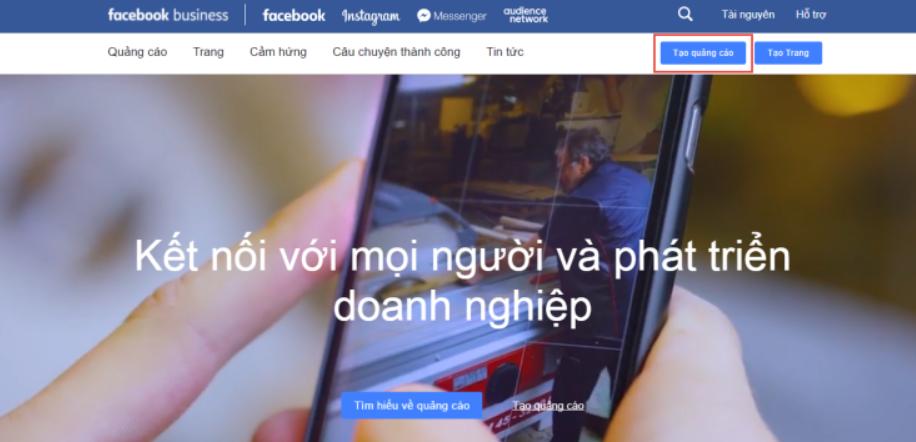 hướng dẫn chạy quảng cáo facebook 2020 tạo quảng cáo