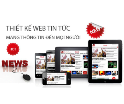 thiết kế web tin tức