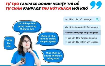 Dịch vụ chăm sóc fanpage facebook